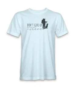 Outlet Nayked Apparel Ridiculously Soft Crew Neck Graphic T-Shirt | Don'T Give Up-Hike With Your Dog