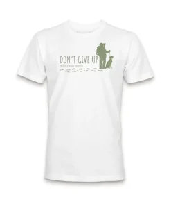 Online Nayked Apparel Ridiculously Soft Crew Neck Graphic T-Shirt | Don'T Give Up-Hike With Your Dog
