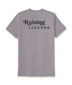 Outlet Nayked Apparel Ridiculously Soft Heather Sueded Graphic Tee | Raising Legends