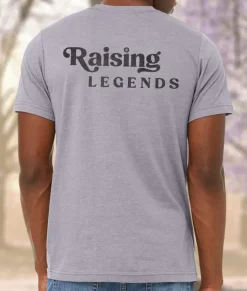 Fashion Nayked Apparel Ridiculously Soft Heather Sueded Graphic Tee | Raising Legends