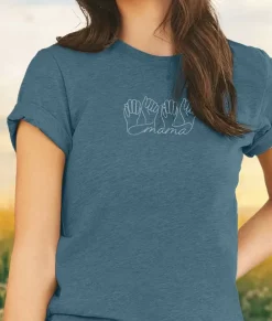 Hot Nayked Apparel Ridiculously Soft Heather Sueded Graphic Tee | Mama Signed