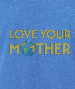 Discount Nayked Apparel Ridiculously Soft Heather Sueded Graphic Tee | Love Your Mother