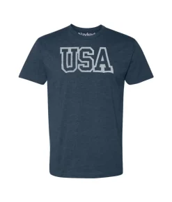 Discount Nayked Apparel Ridiculously Soft Men'S Usa Text Shirt