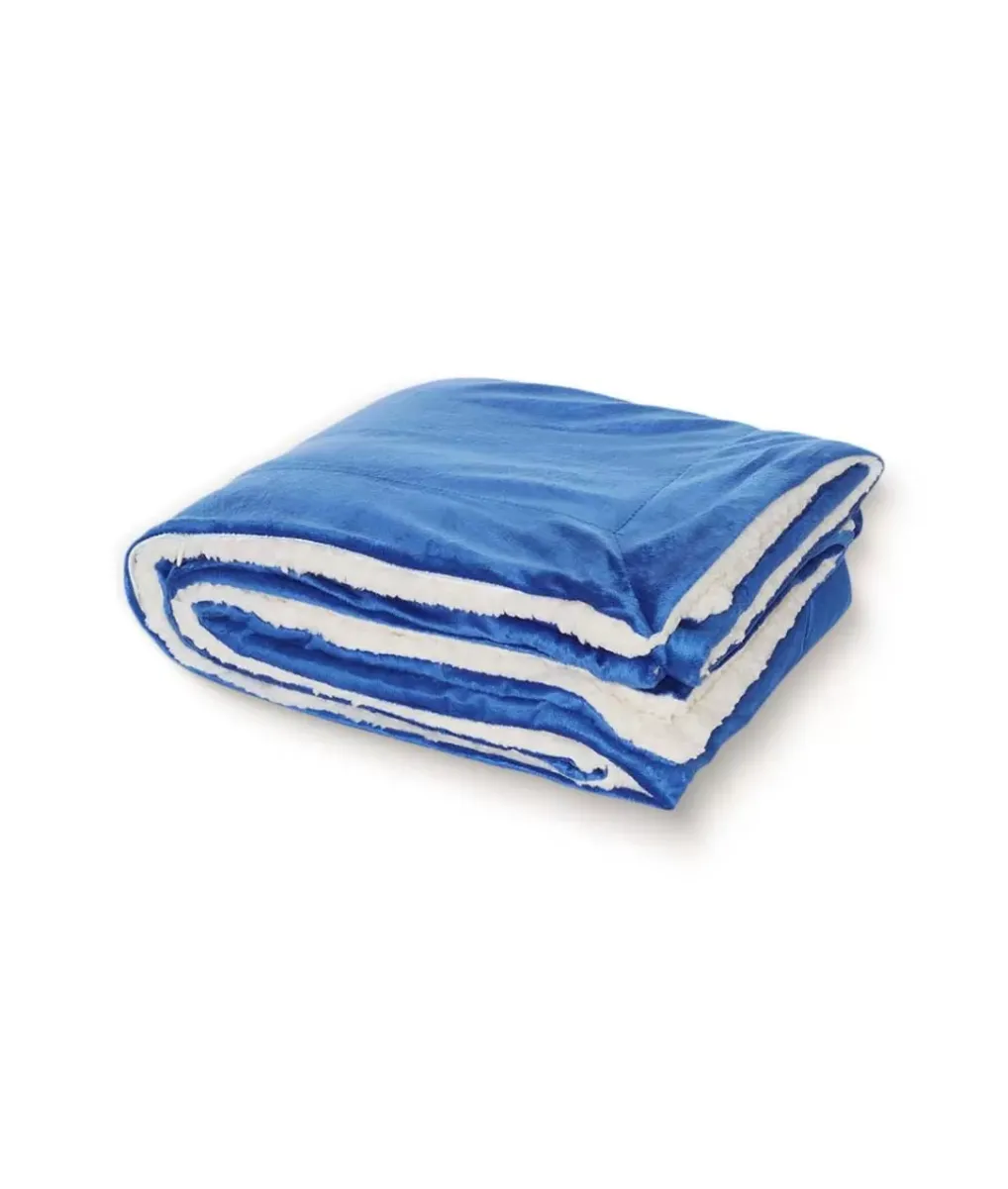 New Nayked Apparel Ridiculously Soft Micro Mink Faux Sherpa Blanket