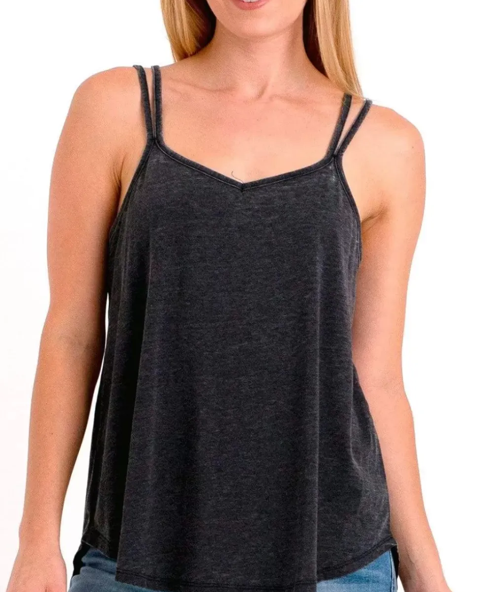 Best Nayked Apparel Ridiculously Soft Vintage Wash Strappy Tank