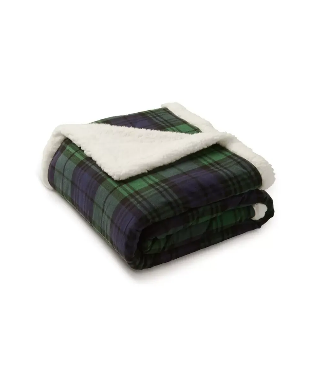 Discount Nayked Apparel Sherpa Flannel Blanket