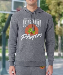 Fashion Nayked Apparel Soft Eco Friendly Graphic Hoodie | Ohio Players (Buckeye Leaf)