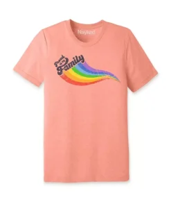 New Nayked Apparel Unisex Ridiculously Soft Lightweight Graphic T-Shirt | Proud Of My Family