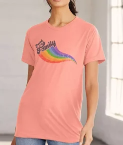 Discount Nayked Apparel Unisex Ridiculously Soft Lightweight Graphic T-Shirt | Proud Of My Family