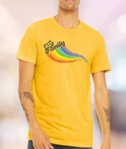 New Nayked Apparel Unisex Ridiculously Soft Lightweight Graphic T-Shirt | Proud Of My Family