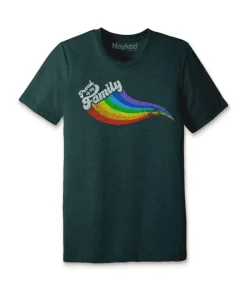 Fashion Nayked Apparel Unisex Ridiculously Soft Lightweight Graphic T-Shirt | Proud Of My Family