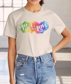 Hot Nayked Apparel Unisex Ridiculously Soft Lightweight Sueded Graphic T-Shirt | Love Is Love