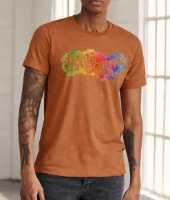 Hot Nayked Apparel Unisex Ridiculously Soft Lightweight Sueded Graphic T-Shirt | Love Is Love