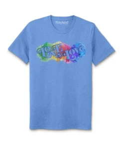 Sale Nayked Apparel Unisex Ridiculously Soft Lightweight Sueded Graphic T-Shirt | Love Is Love