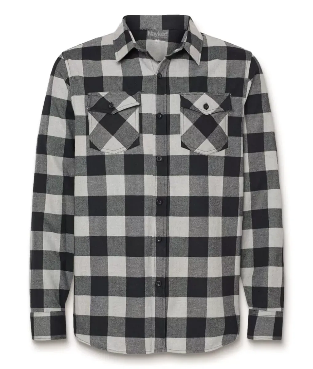 Online Nayked Apparel Women'S Boyfriend Classic Flannel Shirt
