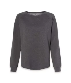 Best Nayked Apparel Women'S California Wave Wash Crewneck Sweatshirt