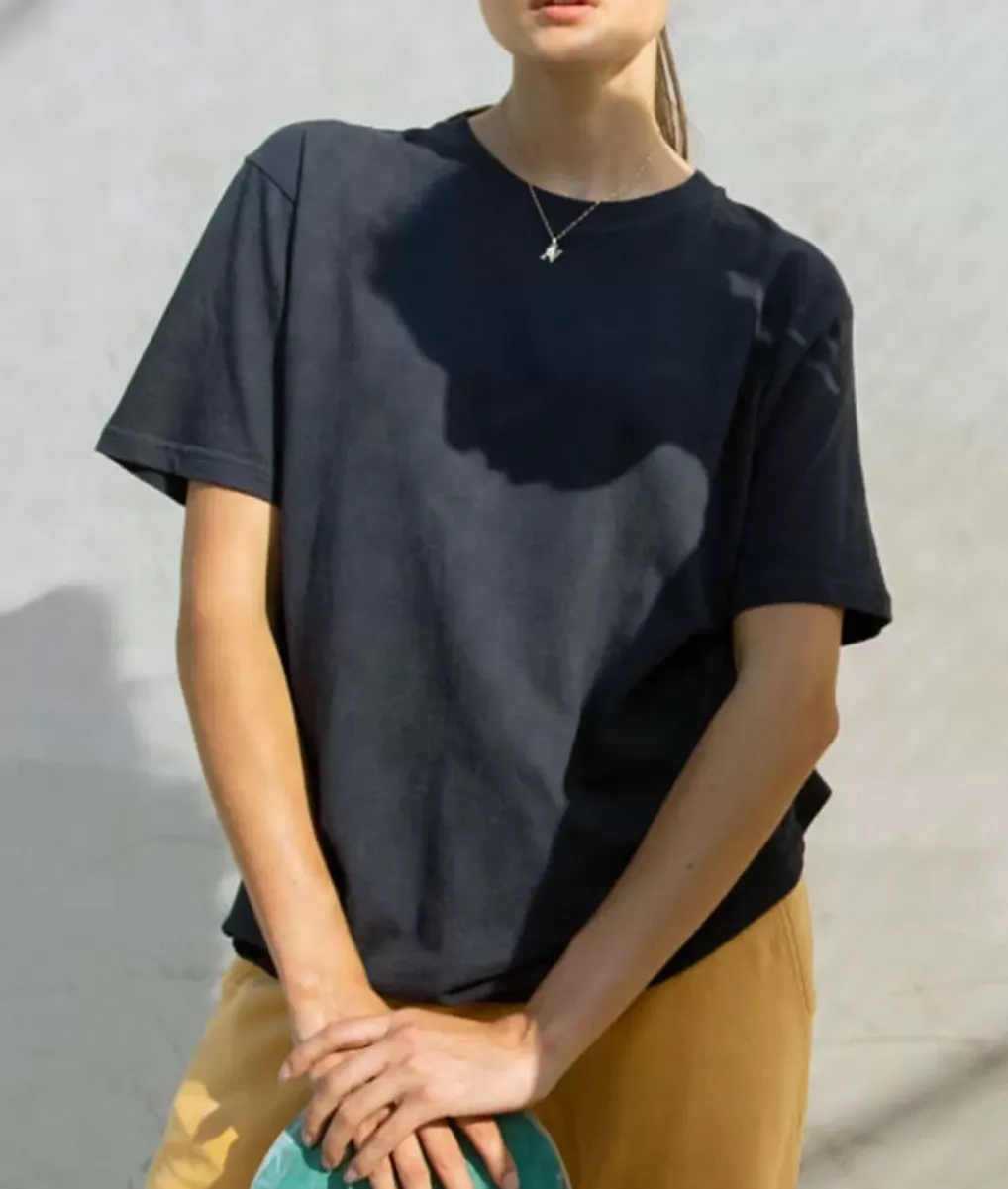 New Nayked Apparel Women'S Deluxe Oversized 100% Cotton T-Shirt