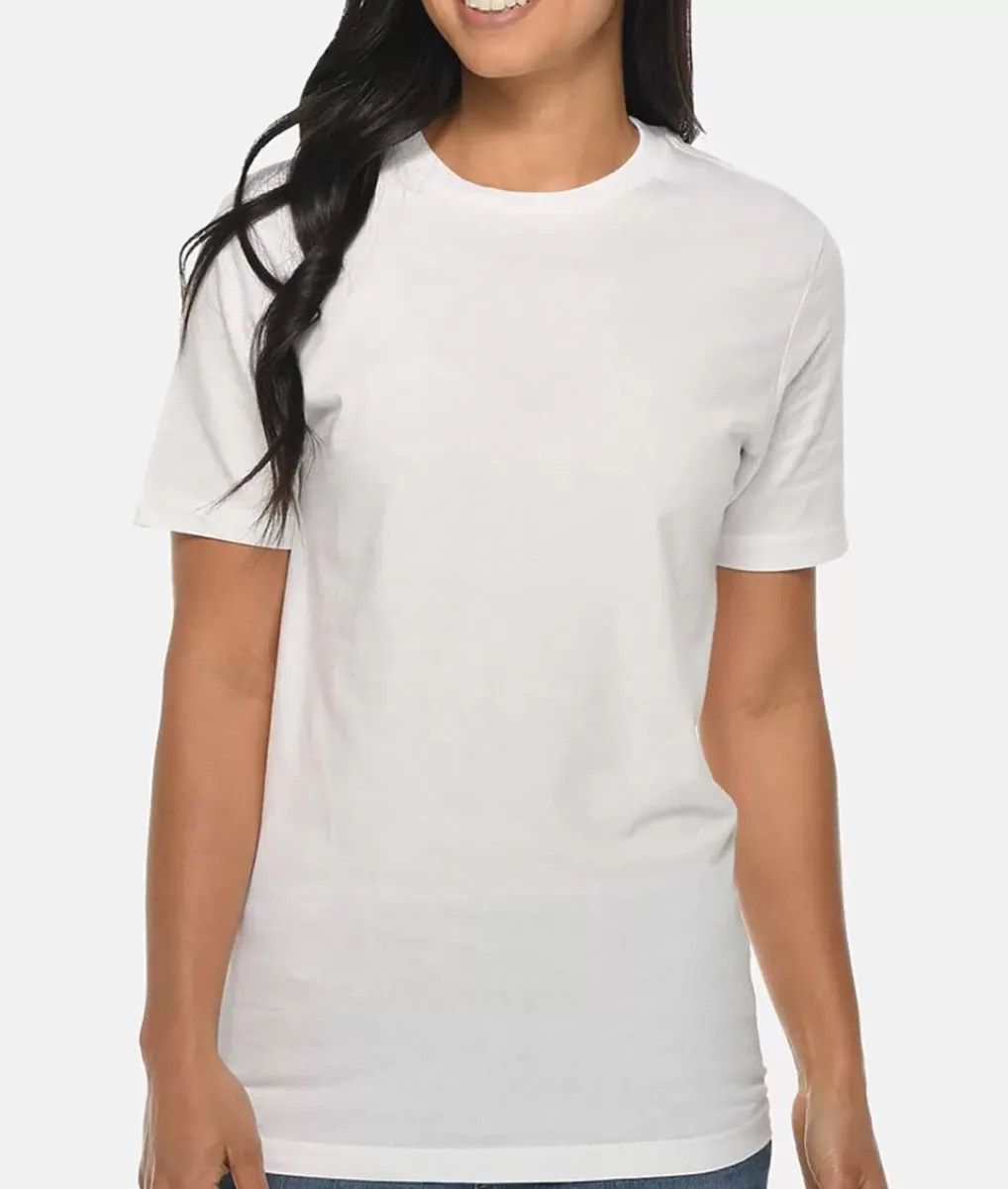 New Nayked Apparel Women'S Deluxe Oversized 100% Cotton T-Shirt
