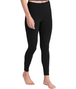 Fashion Nayked Apparel Women'S High Waist Pocketed Athleisure Leggings Black