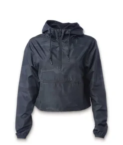 Best Nayked Apparel Women'S Lightweight Pullover Cropped Windbreaker