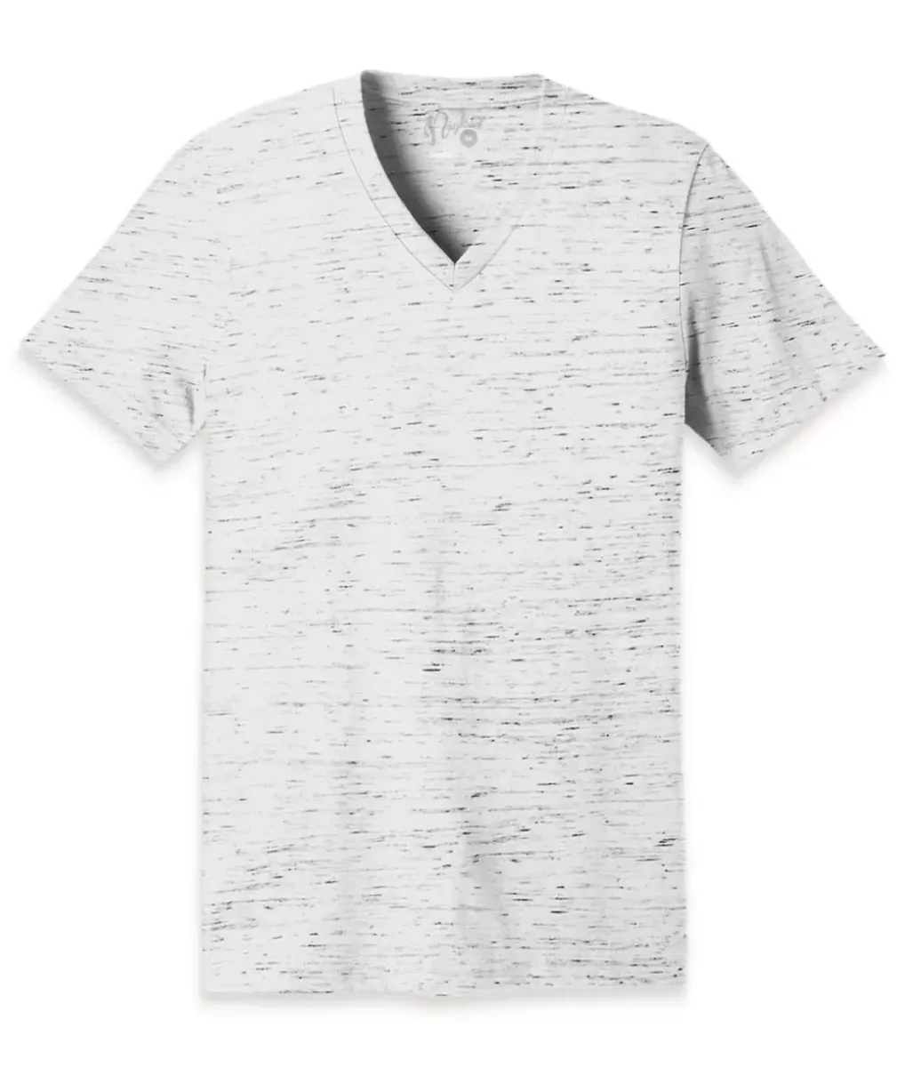 Online Nayked Apparel Women'S Marbled Jersey V-Neck T-Shirt