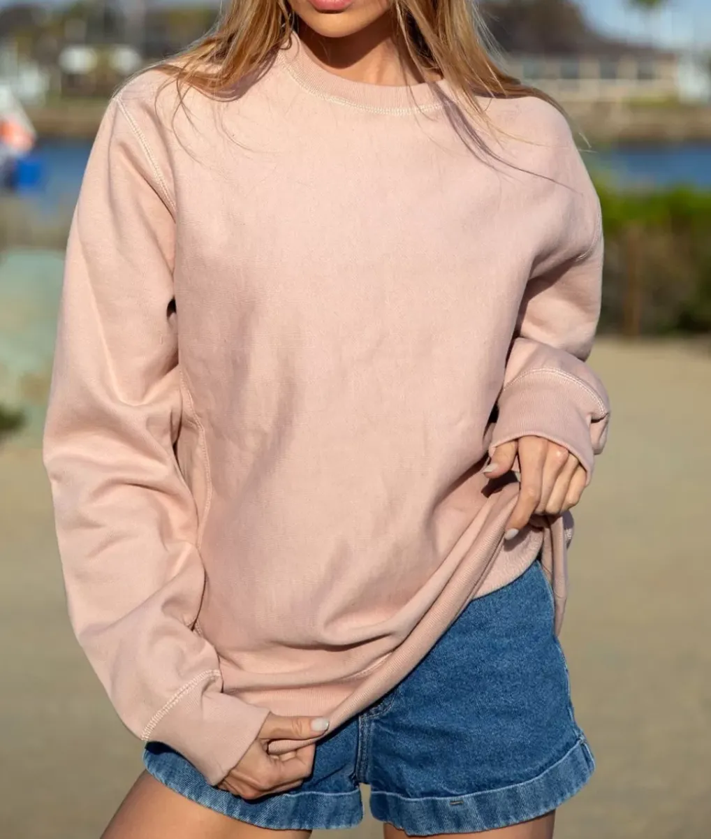 Outlet Nayked Apparel Women'S Oversized Soft Premium Heavyweight Cross-Grain Sweatshirt