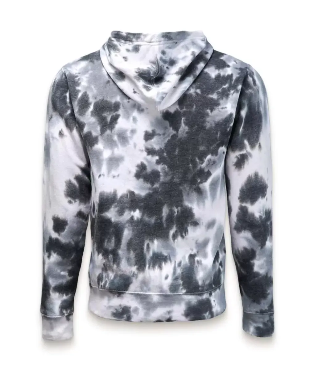 Clearance Nayked Apparel Women'S Oversized Soft Washed Tie Dye Fleece Hoodie