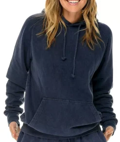 Sale Nayked Apparel Women'S Oversized Vintage Fleece Raglan Hoodie