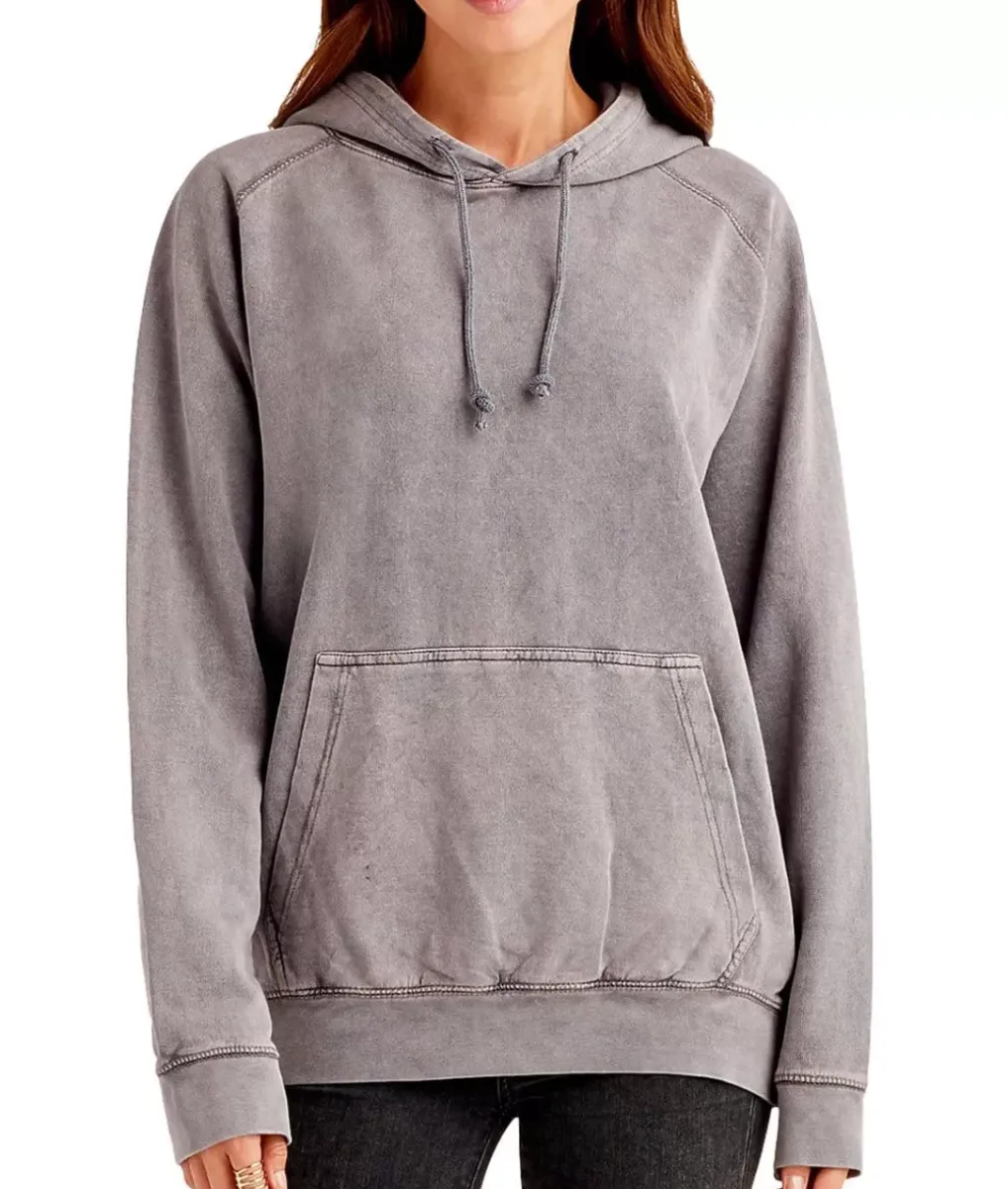 Sale Nayked Apparel Women'S Oversized Vintage Fleece Raglan Hoodie