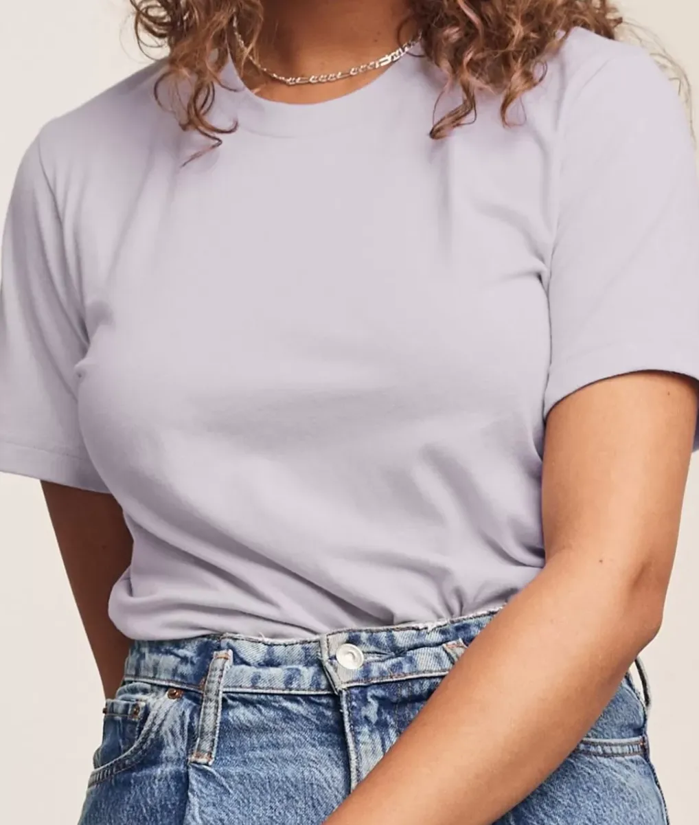 Clearance Nayked Apparel Women'S Ridiculously Soft Relaxed Fit 100% Cotton T-Shirt | New Arrival Colors