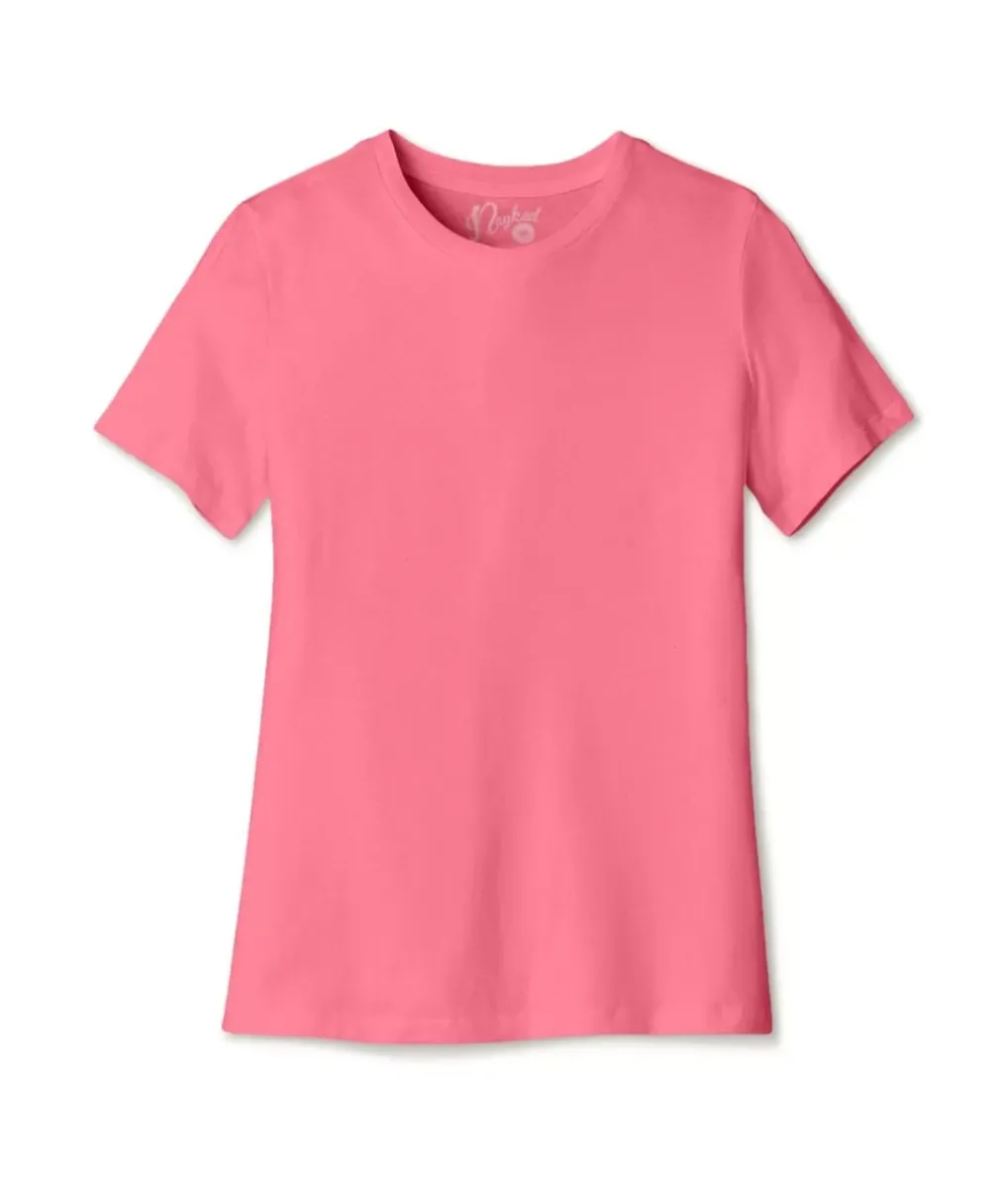 Clearance Nayked Apparel Women'S Ridiculously Soft Relaxed Fit 100% Cotton T-Shirt | New Arrival Colors