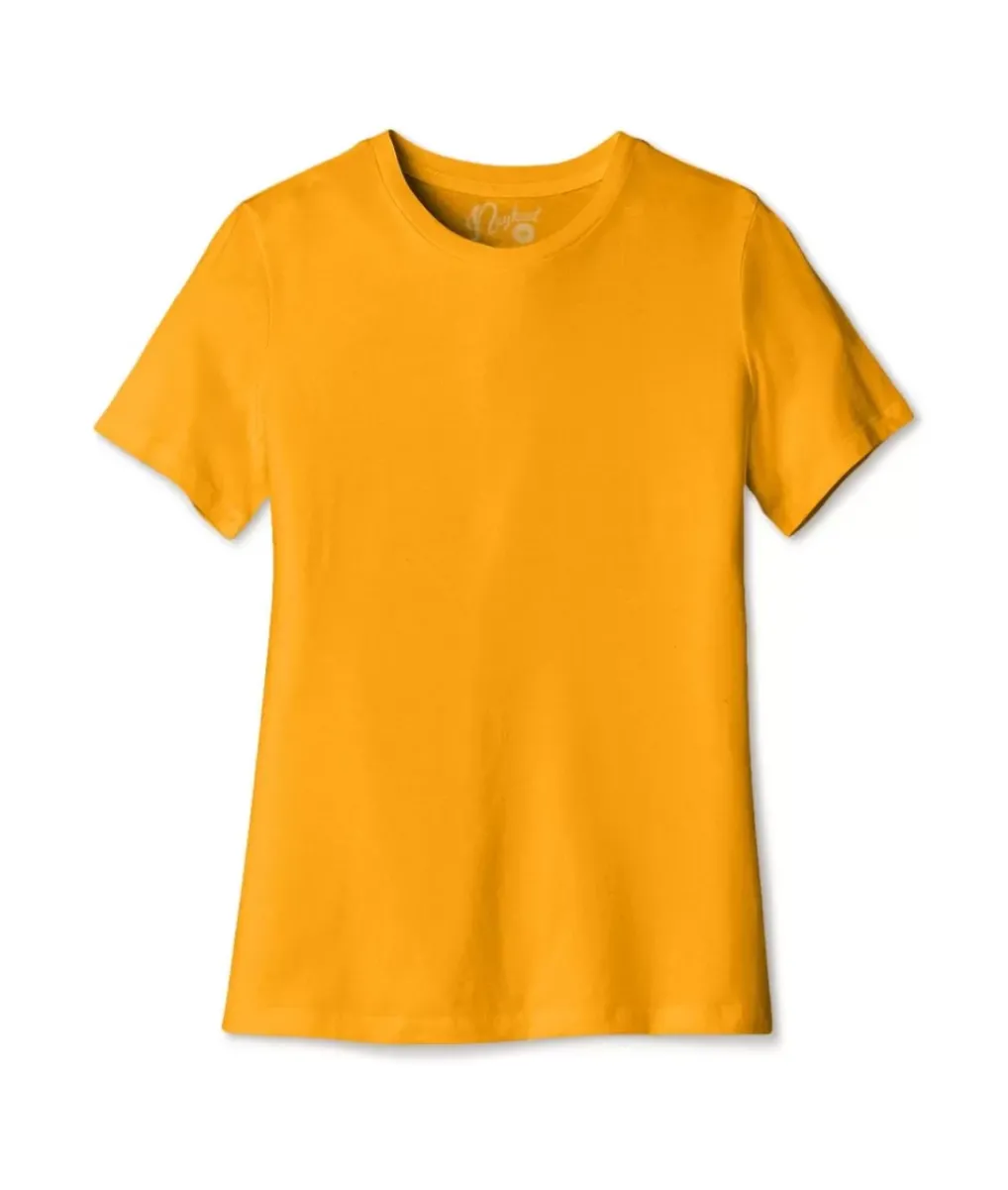 Clearance Nayked Apparel Women'S Ridiculously Soft Relaxed Fit 100% Cotton T-Shirt | New Arrival Colors