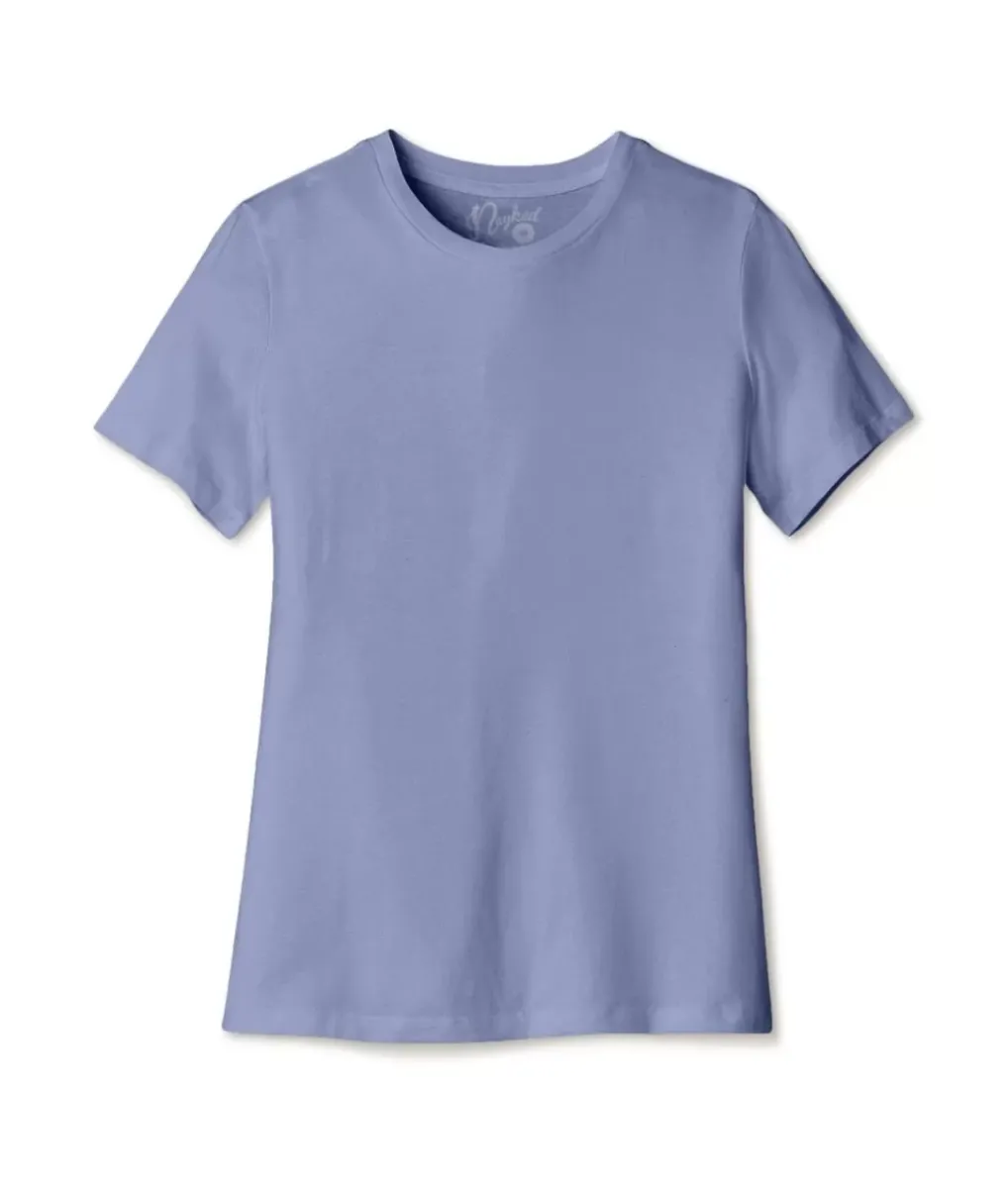 Clearance Nayked Apparel Women'S Ridiculously Soft Relaxed Fit 100% Cotton T-Shirt | New Arrival Colors
