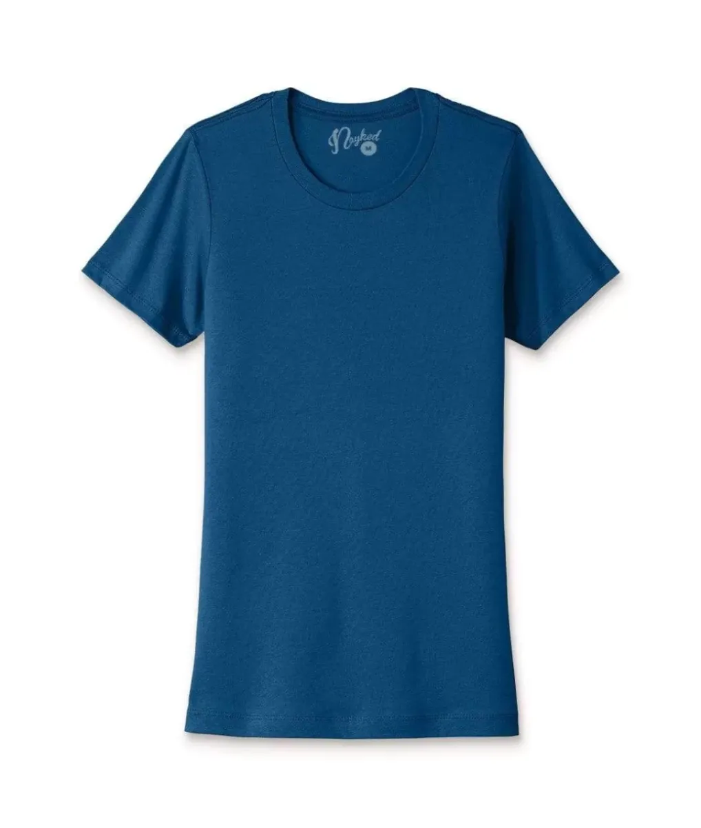 Outlet Nayked Apparel Women'S Ridiculously Soft Boyfriend Crew T-Shirt | New Arrival Colors