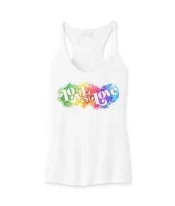 Hot Nayked Apparel Women'S Ridiculously Soft Lightweight Graphic Racerback Tank | Love Is Love