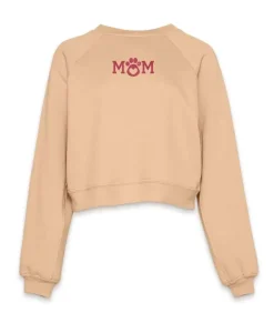 Clearance Nayked Apparel Women'S Ridiculously Soft Mid-Length Raglan Graphic Pullover | Mom Paw Print