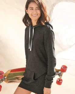 Clearance Nayked Apparel Women'S Ridiculously Soft Hooded Sweatshirt Dress