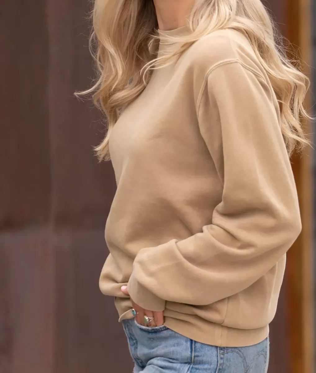 Outlet Nayked Apparel Women'S Ridiculously Soft Oversized Pigment-Dyed Sweatshirt