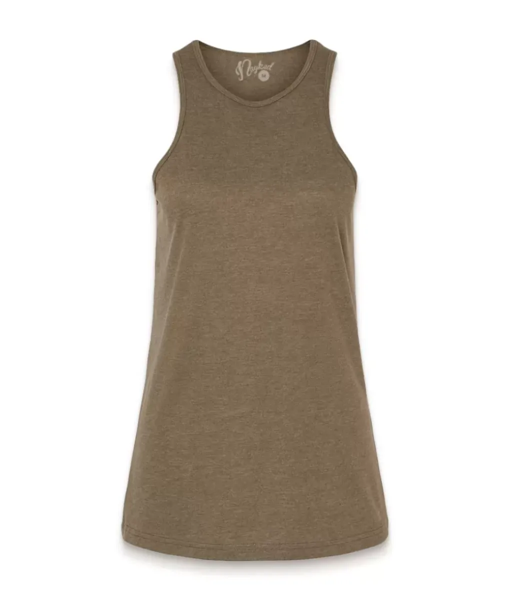 Discount Nayked Apparel Women'S Ridiculously Soft Recycled Racerneck Tank