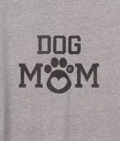Sale Nayked Apparel Women'S Ridiculously Soft Vintage Crop Graphic Tee | Dog Mom