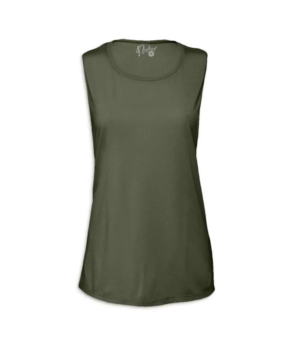 Best Nayked Apparel Women'S Ridiculously Soft Scoop Muscle Tank