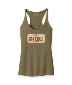 Hot Nayked Apparel Women'S Ridiculously Soft Lightweight Racerback Graphic Tank | 614 Cbus