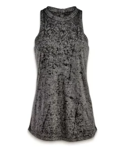 Sale Nayked Apparel Women'S Ridiculously Soft Burnout High Neck Tank Top