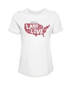 Sale Nayked Apparel Women'S Ridiculously Soft Lightweight Graphic Tee | Land That I Love