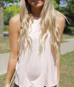 Discount Nayked Apparel Women'S Ridiculously Soft Lightweight Flowy High Neck Tank Top