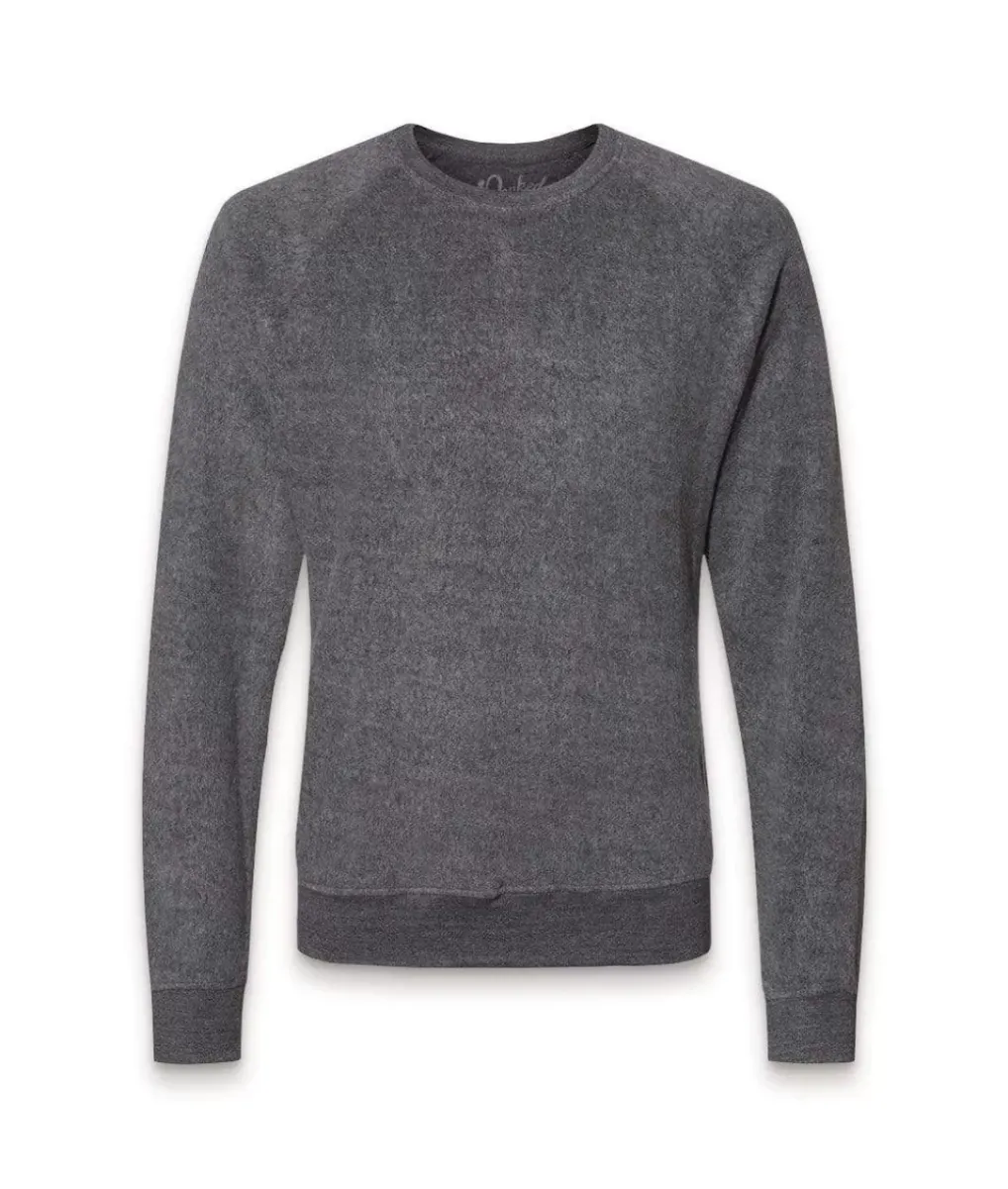 Outlet Nayked Apparel Women'S Ridiculously Soft Inside Out Crew Neck Pullover Sweatshirt