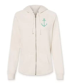 Online Nayked Apparel Women'S Ridiculously Soft Graphic California Wave Wash Full Zip Hoodie | Sc Anchor