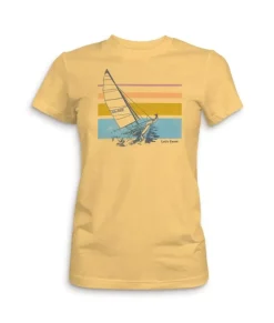 Clearance Nayked Apparel Women'S Ridiculously Soft Midweight Graphic Tee | Let'S Coast