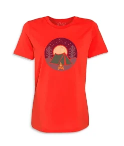 Clearance Nayked Apparel Women'S Ridiculously Soft Graphic Tee | Campfire