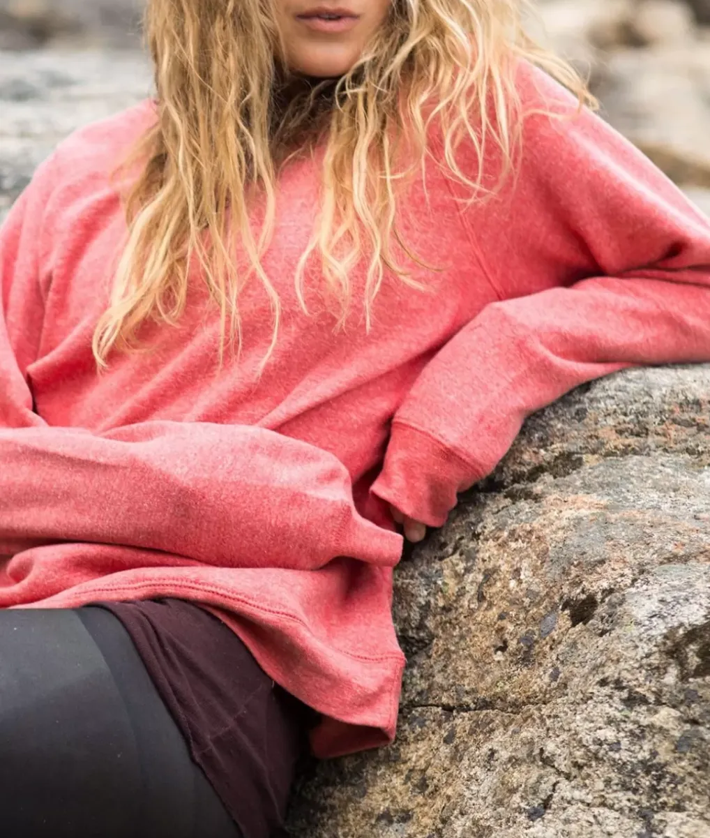 Fashion Nayked Apparel Women'S Ridiculously Soft Boyfriend Raglan Pullover